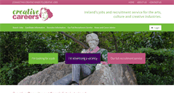 Desktop Screenshot of creativecareers.ie